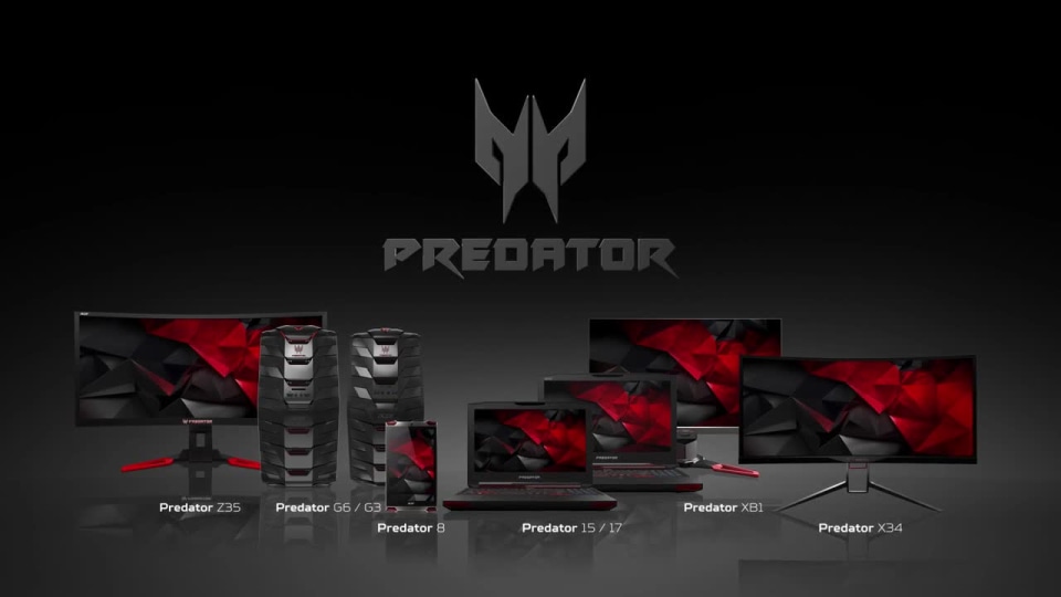 thumbnail video image 2 of Acer Predator AG3-710-UW11 Desktop PC with Intel Core i5-6400 Processor, 8GB Memory, 1TB Hard Drive and Windows 10 Home (Monitor Not Included), 2 of 6