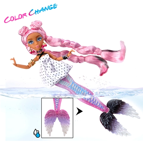 Mermaid☆様 Mermaze Mermaidz Color Change Kishiko Mermaid Fashion Doll with