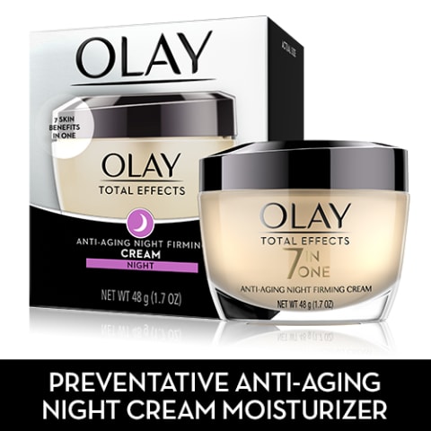 Olay Total Effects, Hydratant anti-âge sans parfum Nuit 50 ml