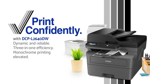 Brother DCP-1612W Laser Multifunction Printer | Monochrome | A4 | Print, Colour Scan, Copy | Wi-Fi - View #6