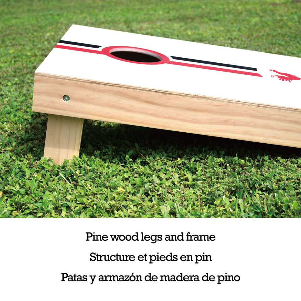 Backyard Hero Solid Wood Bean Bag Toss Game Homesmartcamera