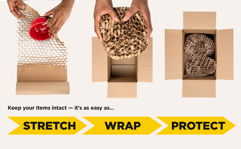 Scotch Cushion Lock Protective Wrap delivers proven packing