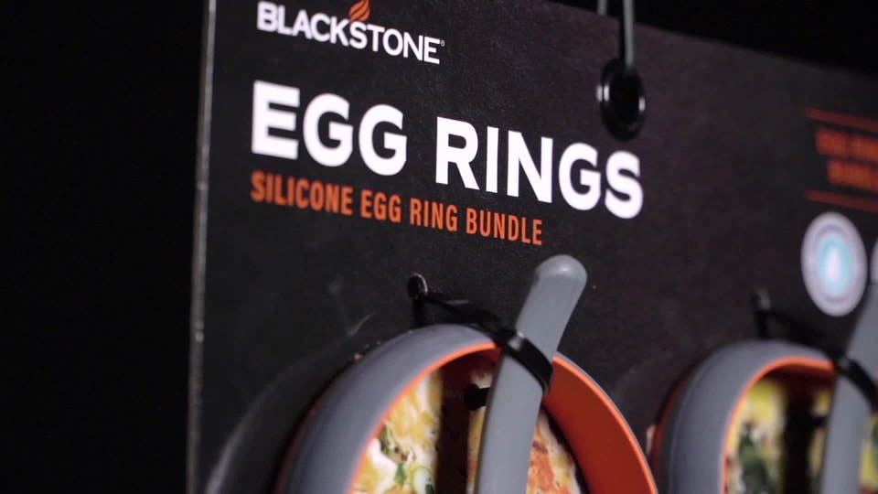 Blackstone Egg Ring Bundle, 8 Pack 4 Square, 4 Circle