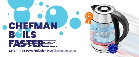 Chefman Power Infusion+ 1.8L Keep Warm Kettle