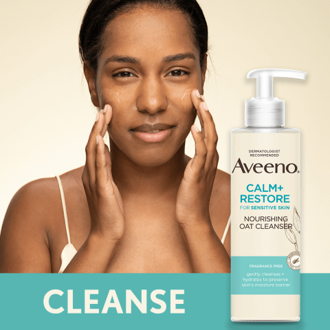 aveeno calm and restore cleanser
