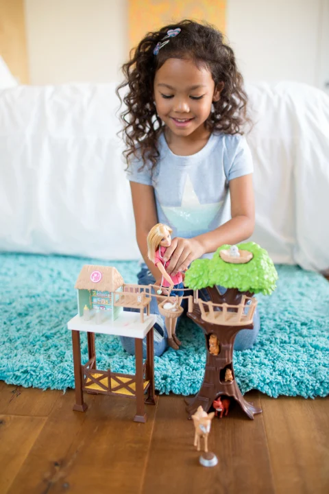 Barbie animal rescue playset online