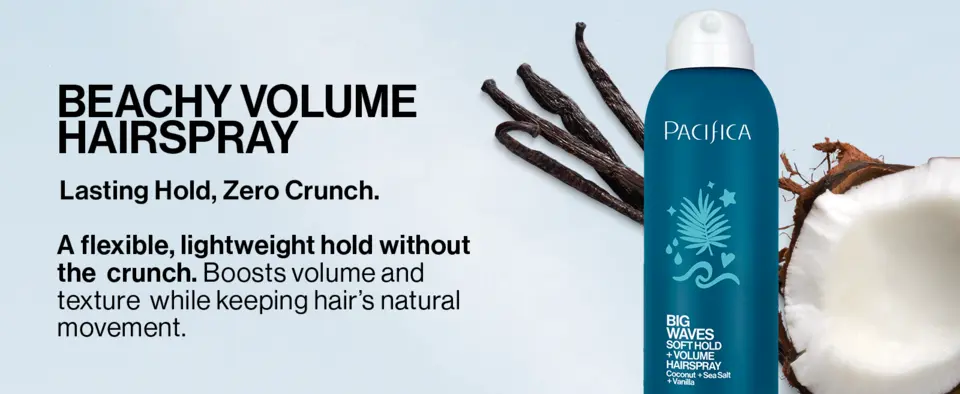 natural healthy vegan no chemicals beauty vanilla sea salt soft wavy smelling adds volume controls frizz travel size cruelty free beach essential