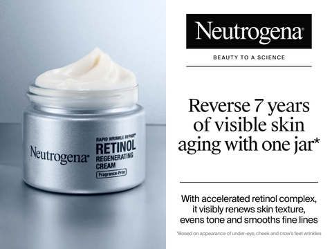 Neutrogena Rapid Wrinkle Repair Retinol Cream, Anti-Wrinkle Face