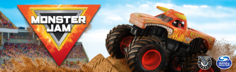 Monster Jam, Dueling Dragon Playset with Exclusive Monster Truck