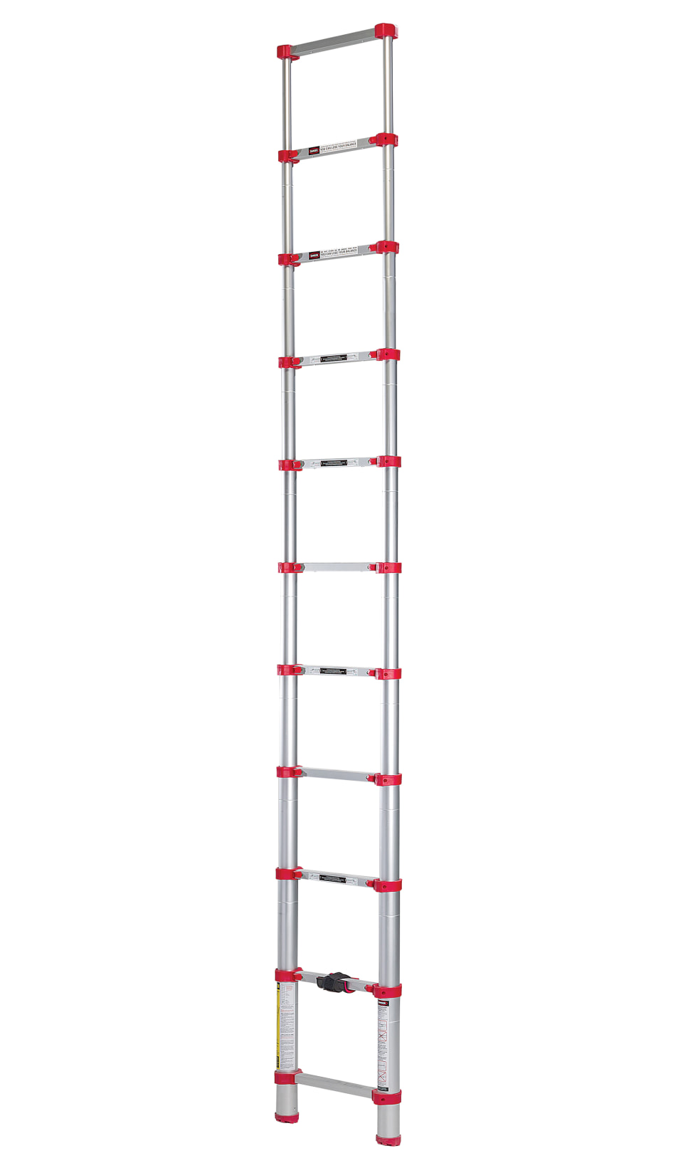 10-1/2' High, Type I Rating, Aluminum Telescopic Ladder