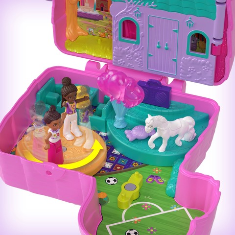 Polly Pocket Compact Playset, Pinata Party with 2 India