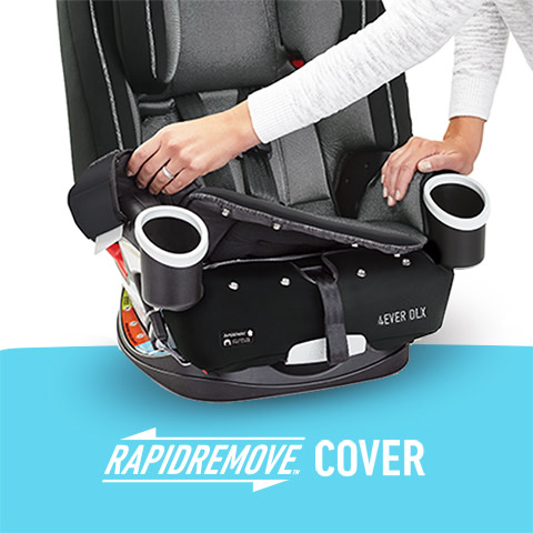 Graco 4ever Dlx 4 In 1 Car Seat Baby - Graco 4ever Dlx Car Seat Cover Installation