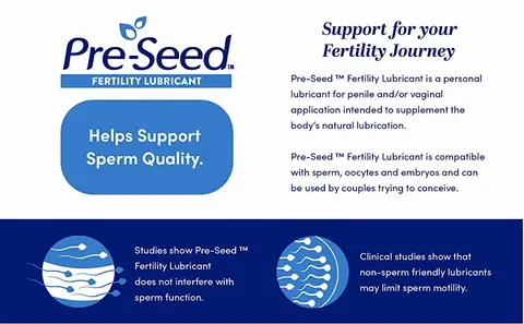 Pre-Seed Fertility Lubricant For Use By Couples Trying To Conceive - Each