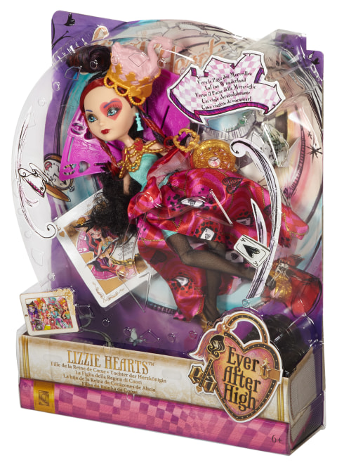 Boneca Ever after high Lizzie Hearts no país das maravilhas ♥️💌⏰