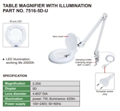 Carson Optical - Handheld Magnifiers; Maximum Magnification: 11.5x
