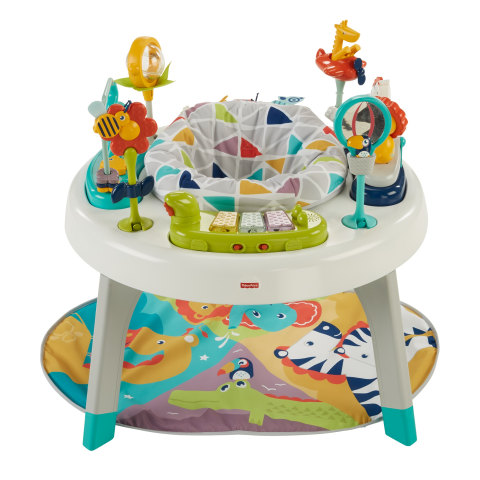 Fisher-Price Baby To Toddler Toy 3 en 1 Snugapuppy Centro de actividades y  mesa de juego con luces, sonidos y actividades de desarrollo