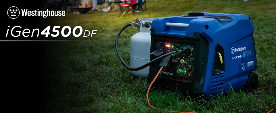 thumbnail video image 2 of Westinghouse 4500 Peak Watt Electric Start Dual Fuel Portable Inverter Generator with RV Outlet, 2 of 12