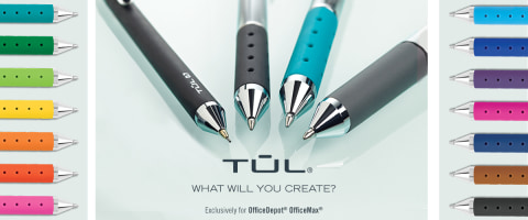 TUL Fine Liner Felt-Tip Pens, Ultra-Fine Point, 0.4 Mm, Silver
