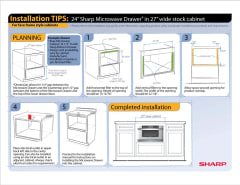 View Installation Tips: 24&#34; in 27&#34; Face Frame Cabinet PDF