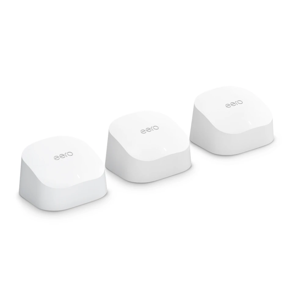 【メール便無料】 dual-band 6 eero Amazon mesh built-in with system 6 Wi-Fi ルーター・ネットワーク機器