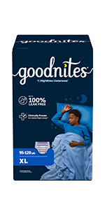Goodnites Bedwetting Underwear for Boys, XL (95-120 lbs), 63 Count
