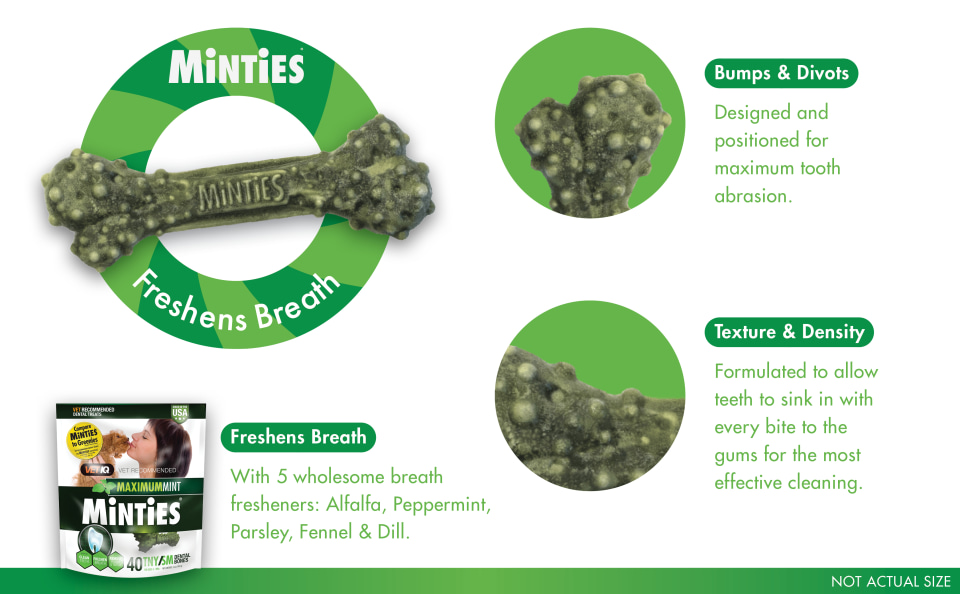 Minties dog treats clearance ingredients