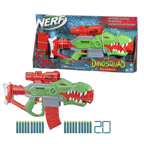 NERF GUN DINOSQUAD BATTLE  (Nerf First Person Shooter!) 