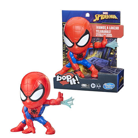 Bop It! Marvel Spider-Man Edition Family Party Game for Kids and Adults, 1+  Players 