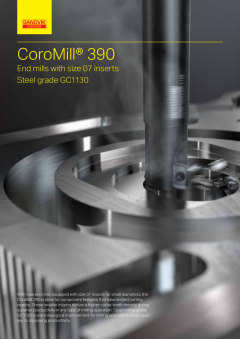 Sandvik Coromant 390R-070202M-PM 1130 Coro Mill 390 Insert for Milling Pack of 10 AlTiCrN Right Hand Cut Carbide 1130 Grade Wiper Zertivo Technology 