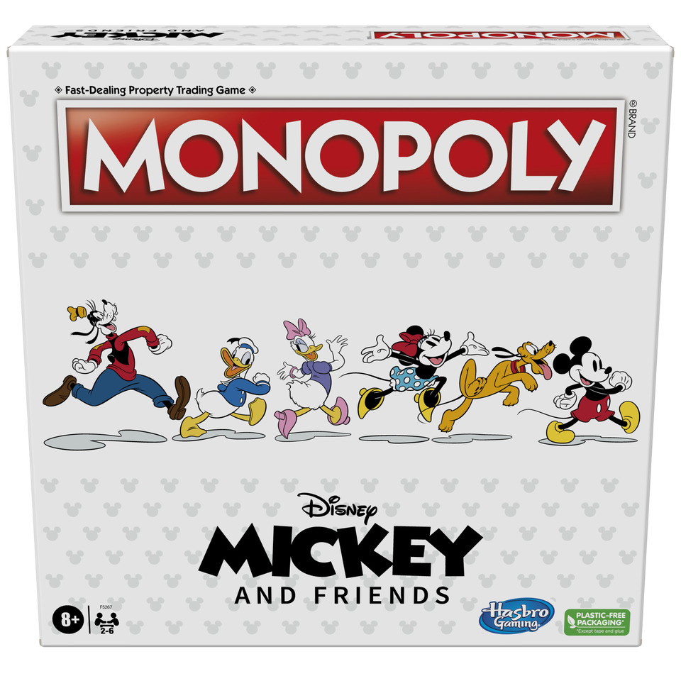 Monopoly Disney Mickey and Friends Edition Board Game for kids and Family Ages 8 and Up - image 2 of 7