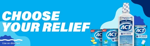 The ACT Triple Action Formula Soothes, Moisturizes and Freshens Breath