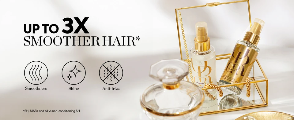 Up to 3x smoother hair for smoothness, shine, and anti-frizz