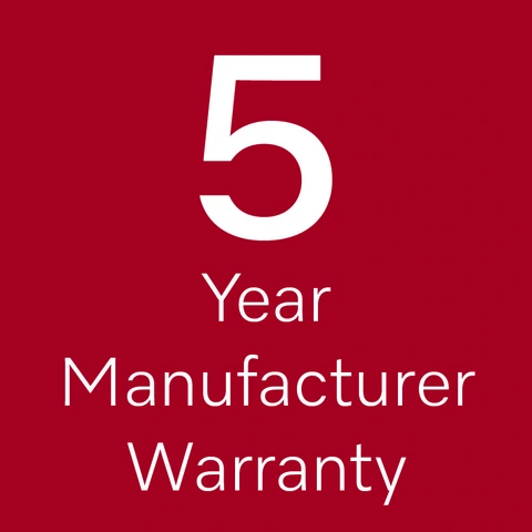 5 Year Warranty