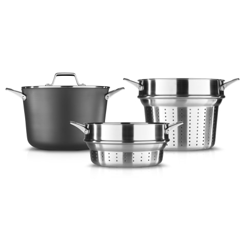 Calphalon Simply Calphalon 2-Quart Small Stainless-Steel Double Boiler  Insert : : Kitchen