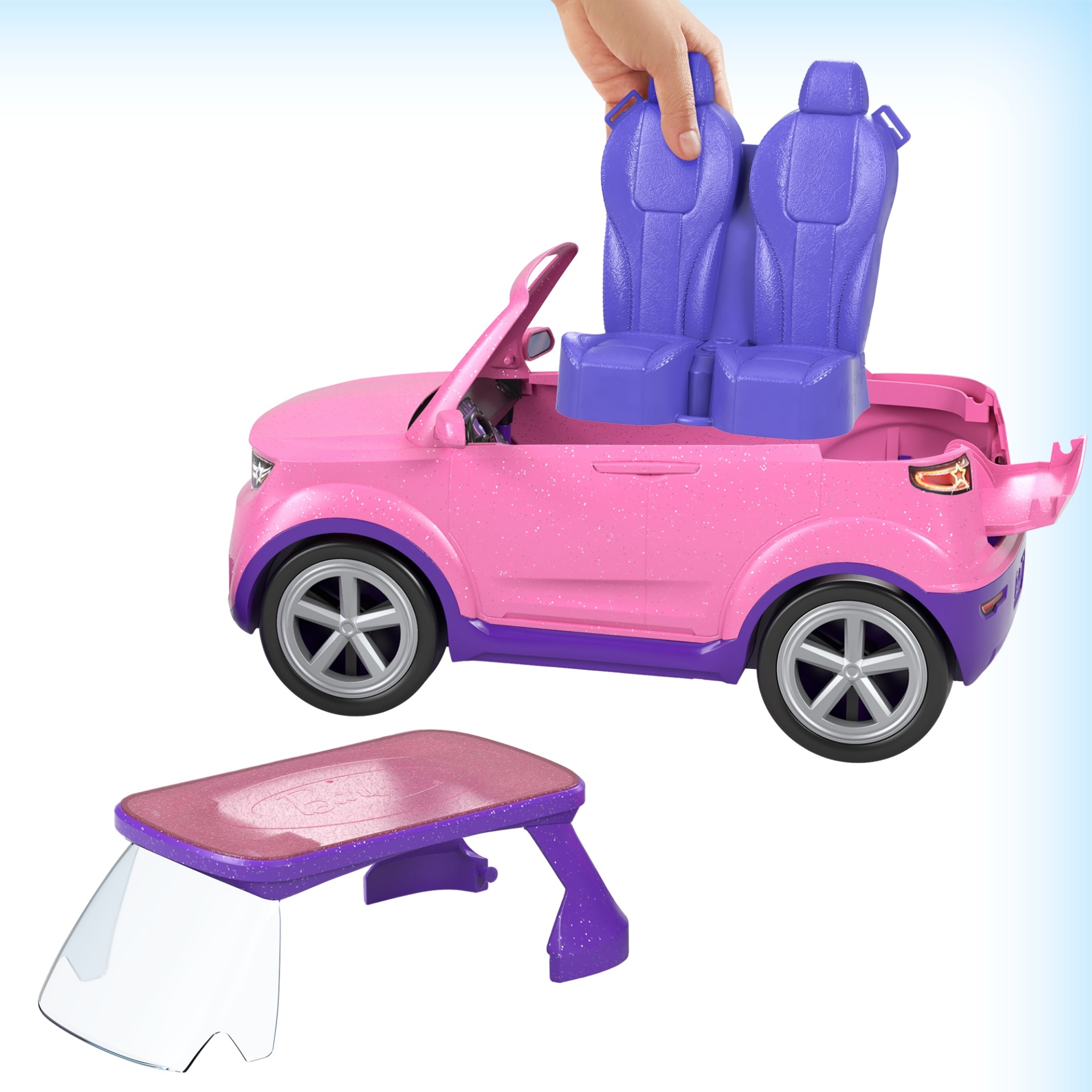 big w barbie vehicle