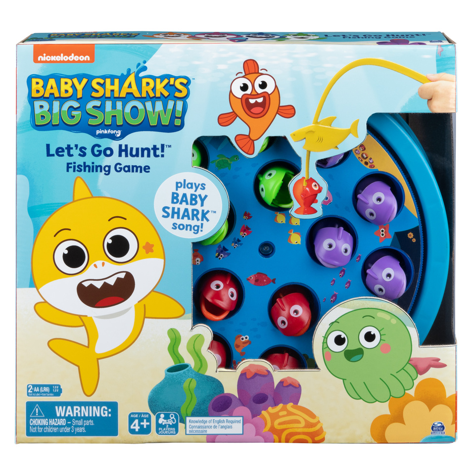 Pinkfong Baby Shark Let's Go Hunt Musical Fishing Game, for