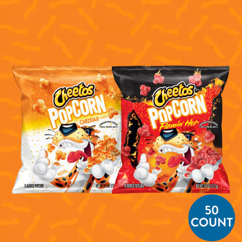 6 bags] CHEETOS Flamin' Hot Asteroids Flavor Shots Spicy Hot Savoury Snack