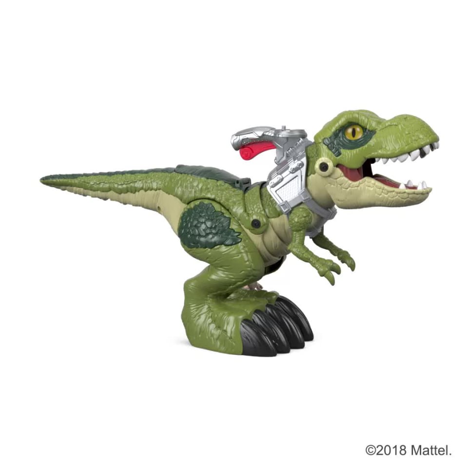 JURASSIC WORLD - FIGURINE DINOSAURE T-REX MEGA MACHOIRE