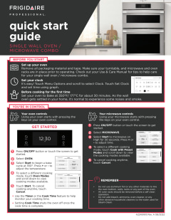 30 Electric Wall Oven and Microwave Combination with No Preheat + Air Fry  Stainless Steel-PCWM3080AF