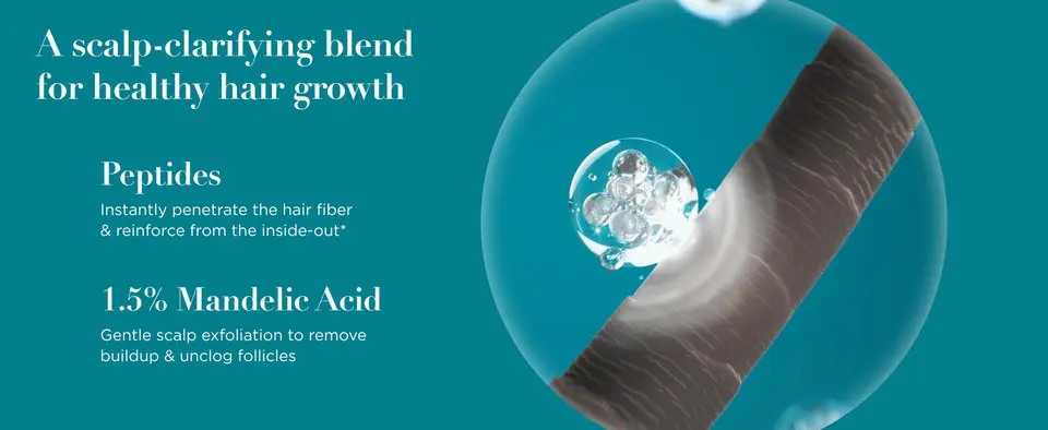 Healthy hair growth starts with scalp care