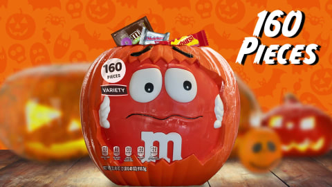エムアンドエムズ m&m's ハロウィン バケツ ビンテージHalloween Halloween M&M's Candy Pumpkin Party Bowl Bucket Orange Plastic 8
