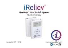 Ireliev Pain Relief System, Dual Channel Tens, Monitoring & Testing, Beauty & Health