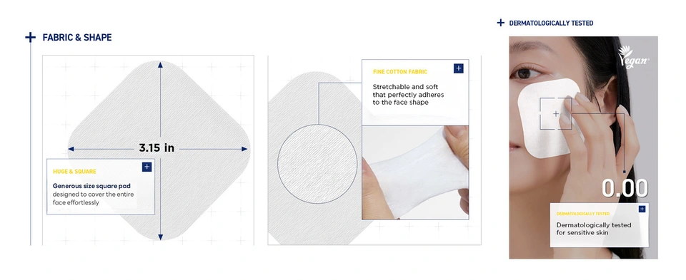 MEDIHEAL Vitamide Brightening Pad Fabric &amp; Shape