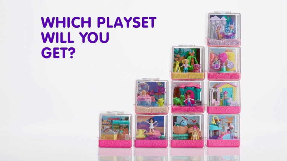 thumbnail video image 2 of Polly Pocket Sand Secrets Diorama Play, Doll and Accessories, 2 of 7