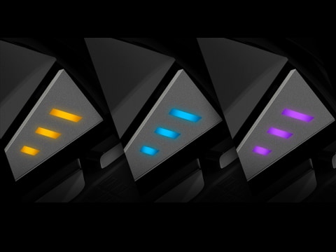 LIGHTSYNC customizable RGB Lighting