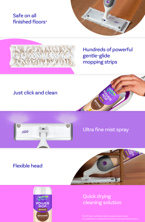 Swiffer Power Mop Fresh Floor Cleaner Solution 25.3fl oz