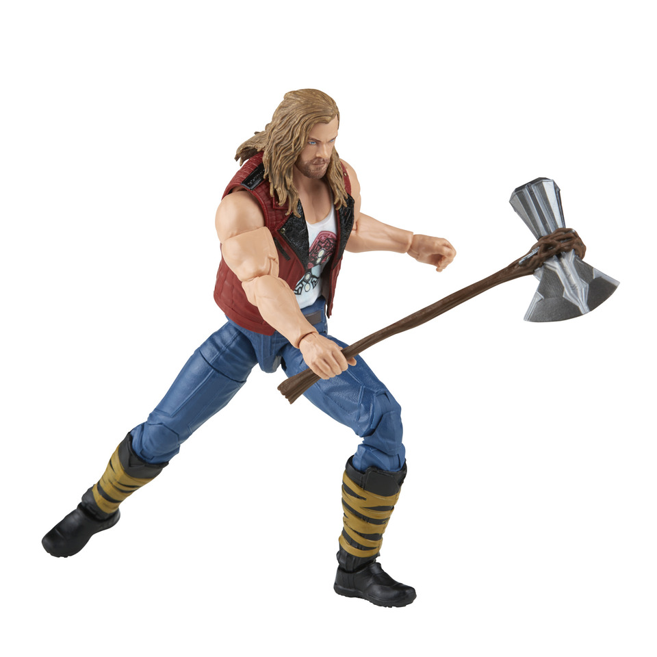 thumbnail video image 2 of Marvel Legends Series Thor: Love and Thunder Ravager Thor Action Figure, 2 of 8