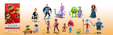 その他 PIXAR CHARACTERS & PIXAR LOGO FIGURE SET Do you think Win or Lose will get a deluxe figurine play set