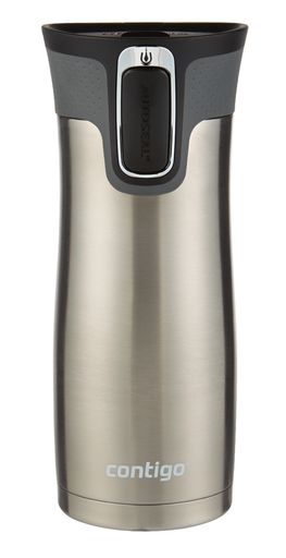 Handled AUTOSEAL® Stainless Steel Travel Mug with Easy-Clean Lid, 16oz