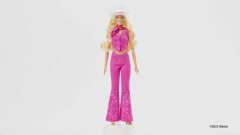 Mattel, Toys, Barbie The Movie Doll Margot Robbie Collectible Doll In Pink  Western Outfit